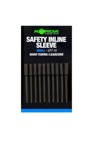 Korda Safety Inline Sleeve Nano Tubing/Leadcore (10 Pièces) Soldes