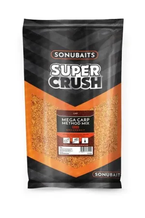 Commander Maintenant Amorce Sonubaits Supercrush Mega Carp Method Mix Red (2kg)