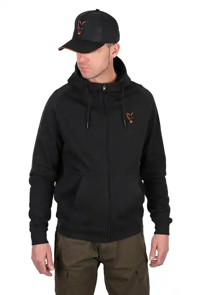 Offre Spéciale Gilet Fox Collection LW Hoody Black & Orange