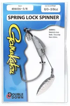 Hameçon pour Leurre Souple Gamakatsu Spring Lock Spinner Bon Plan
