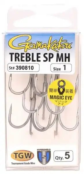 Hameçon Triple Gamakatsu Treble SP MH Hyper Corrosion Protected Offre Spéciale