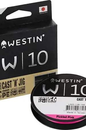 Tresse Westin W10 13-Braid Cast 'N' Jig Pickled Pink (110m) Vente Flash