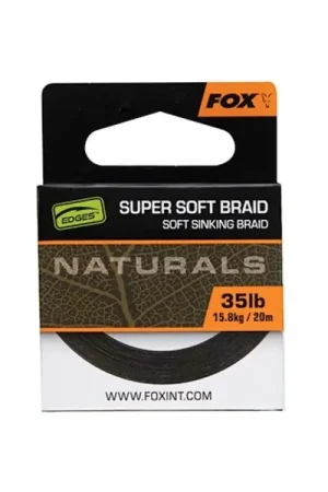 Dernière Chance Fox Edges Naturals Soft Braid Hooklength (20m)