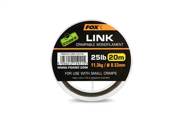 Réduction Fil Fox Edges Link Trans Khaki Mono Karper (20m)