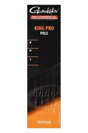 Bas de ligne Gamakatsu Coarse King Pro Pole 15cm (8 pièces) Nouvelle Collection