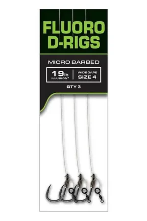 Satisfait Ou Remboursé Fox Carp Ready Rigs Fluoro D-Rig (3pcs)