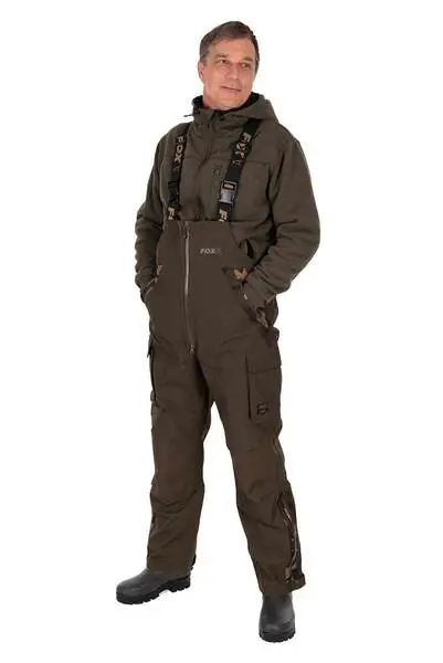 Salopette imperméable Fox RS25K Khaki pour la pêche Prix Choc