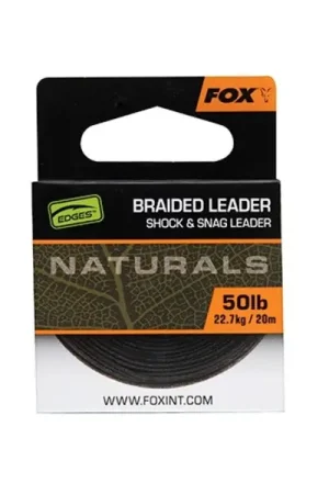 Solde Fox Edges Naturals Braided Leader (20m)