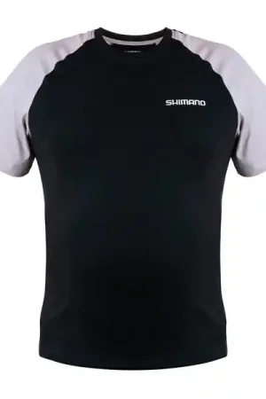 Shimano Short Sleeve T-Shirt Black Super Prix