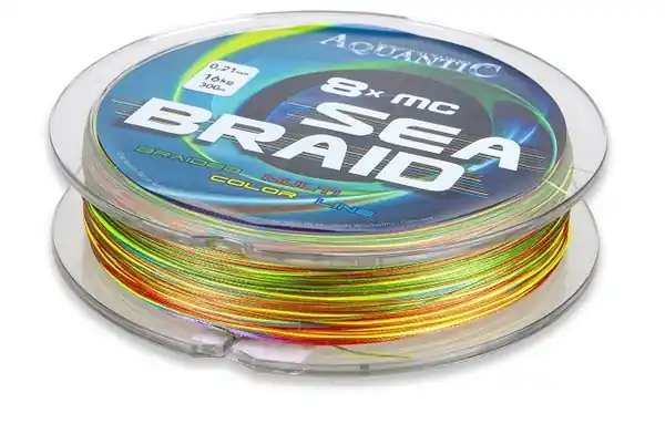 Haute Qualité Aquantic 8x MC Tresse marine 300m multicolore