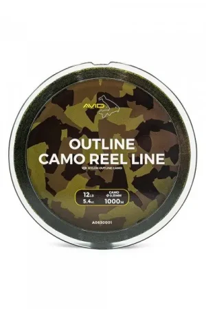 Ligne de moulinet Avid Carp Outline Camouflage Achat Immédiat