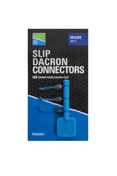 Promotion Saisonnière Connecteurs d'élastique Preston Slip Dacron (3 pcs)