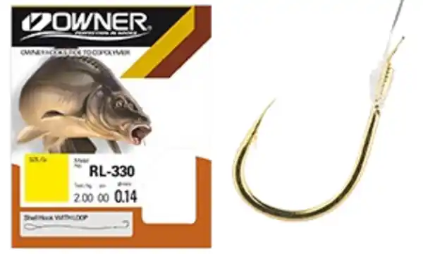 Retour Gratuit Bas de ligne Owner RL-330 KarpfenGold