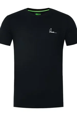 Korda Minimal Tee Black T-Shirt Soldes