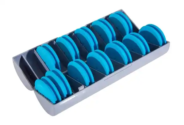 Pas Cher Boîte de rangement pour bas de ligne Ultimate Tube Rig (Avec 12 Rouleaux)