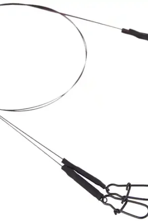 Nouvel Arrivage Bas de ligne acier Ultimate Titanium Wire Leader 30cm - 2pcs