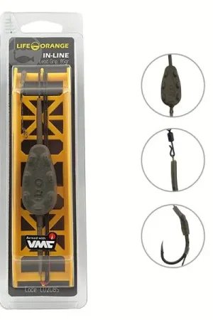 Achat Immédiat Bas de ligne carpe Life Orange Inline Grip