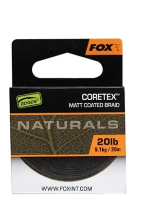 Fox Edges Naturals Coretex Hooklink (20m) Prix Bas