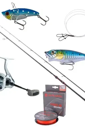 Ensemble de pêcher au bar Ultimate Seabass Slayer Set Prix Réduit