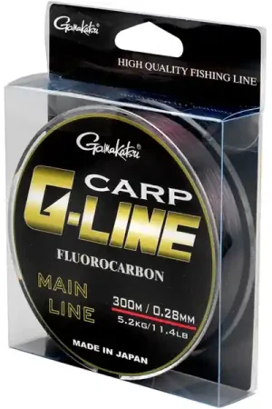 Gamakatsu G-Line Carp Fluorocarbone Brun Foncé 300 m Satisfait Ou Remboursé