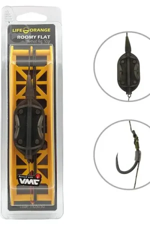 Bas de ligne Life Orange Method Rig Roomy Flat (80cm) Prix Réduit