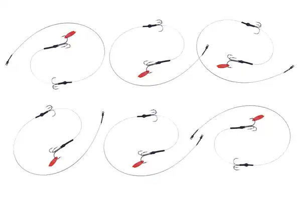 Expédié Aujourd'hui Ultimate 7x7 Steelwire Deadbait Leader Set (6 pcs)
