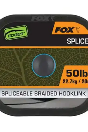Tresse à bas de ligne Fox Naturals Splice Hooklength Karper 20m (50lb) Offre Limitée