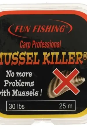 Produit De Marque Fun Fishing Mussel Killer Carp Leader 25m