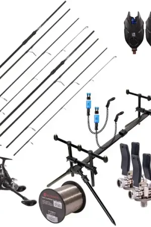 Vente Flash Ensemble carpe de voyage NGT Profiler Travel Carp Set