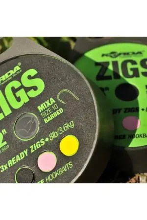 Bas de ligne avec ardillon Korda Ready Tied Zigs Barbed Acheter En Ligne