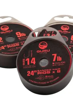 Bas de ligne coup avec élastique Guru Super Pellet Waggler Bait Band 60cm (8 pcs) Acheter Direct