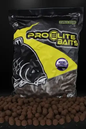 Jusqu'à Épuisement Des Stocks Bouillettes Pro Elite Baits Boilies Natural Foods Squid & Octopus 20mm (8kg)