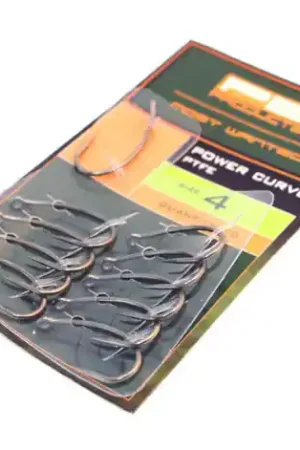 Hameçons PB Products Power Curve Hook PTFE Barbed (10 pcs) Affaire À Saisir