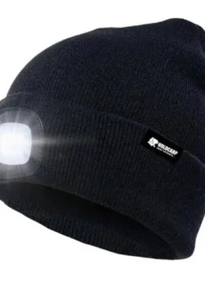 Bonnet Holdcarp LED Light Beanie Black Remise