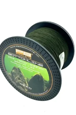 Tresse PB Products Bottom Line Weed 0.23mm 25lb (500m) Prix Réduit