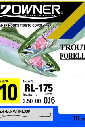 Must-Have Owner Trout RL-175 60cm - Bas de ligne truite