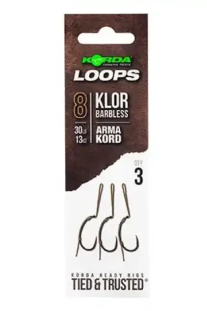 Commander Vite Korda Loop Rigs Klor Barbless