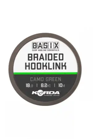 Korda Basix Braided Hooklink Prix Bas
