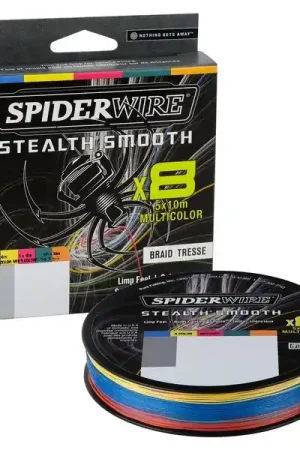 Bon Plan Tresse Spiderwire Stealth Smooth 8 Braid Multicolor (600m)