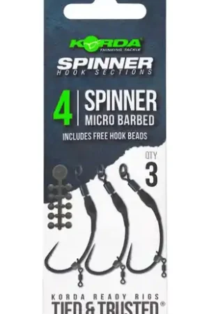 Hameçons Korda Spinner Hook Sections Pas Cher