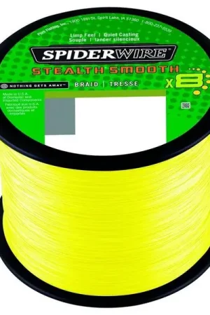 Tresse Spiderwire Stealth Smooth 8 Hi-Vis Yellow (2000m) Nouvelle Collection