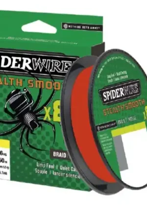 Ligne tressée Spiderwire Stealth Smooth 8 Rouge 300m Jusqu'à Épuisement Des Stocks