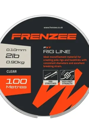 Frenzee FXT Rig Line Nylon pêche au coup (100m) Livraison Express