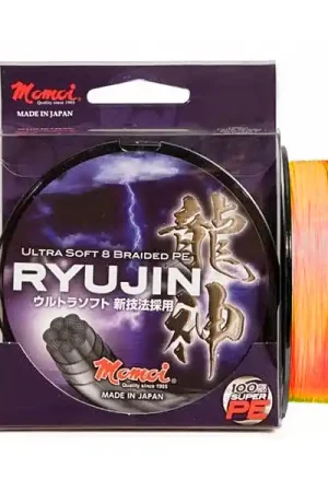 Ligne Tressée Orange Momoi PE RYUJIN 130m Meilleure Vente