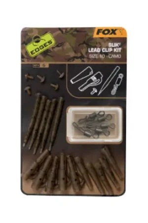 Prix Cassé Kit Clips plombs Fox Edges Camo Slik Lead clip 5 pièces