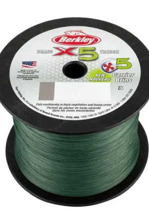 Tresse Berkley x5 Low-Vis Green 2000m Promotion Saisonnière