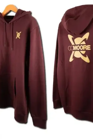 Must-Have Sweat à capuche CC Moore Burgundy Hoodie