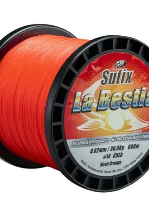 Sufix La Bestia Orange Monofilament 0.62mm (600m) Solde