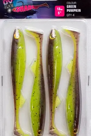 Achat Immédiat Fox Rage Slick Shad Ultra UV Green Pumpkin