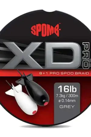 Tresse Fox Spomb XD Pro Braid Grey (300m) Acheter Direct